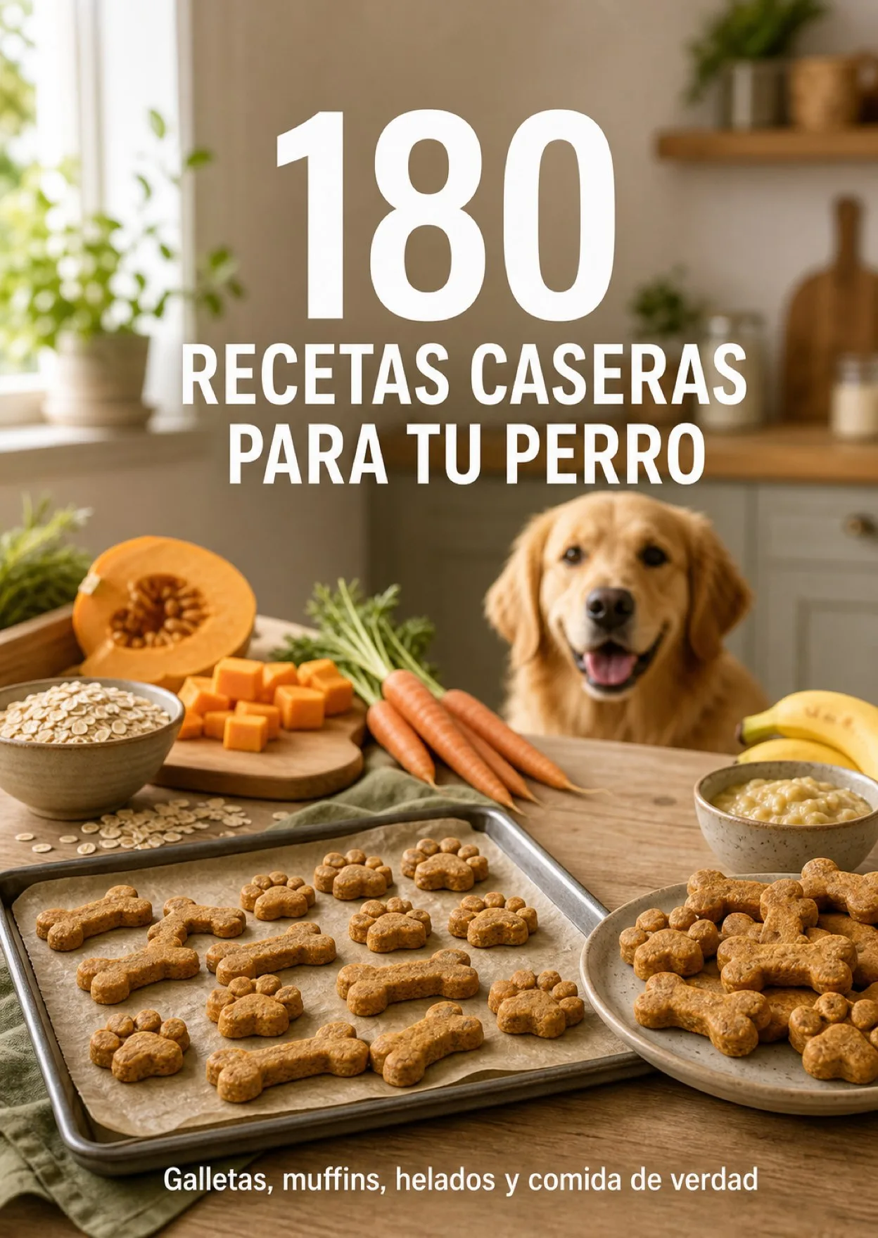 Portada del recetario Cocina para Peludos